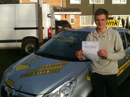 Jack guildford happy with think driving school